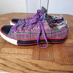 Rare Converse "MadBabe" Multiprint Low-Top Sneakers | Men's 8 / Women's 10